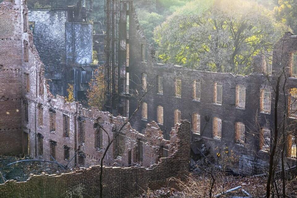Scene of distillery fire: What burned, what remains at historic Old ...