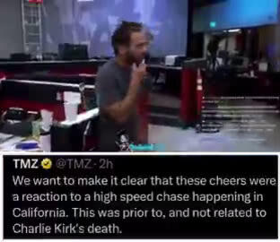 TMZ is facing huge backlash after employees were heard cheering just