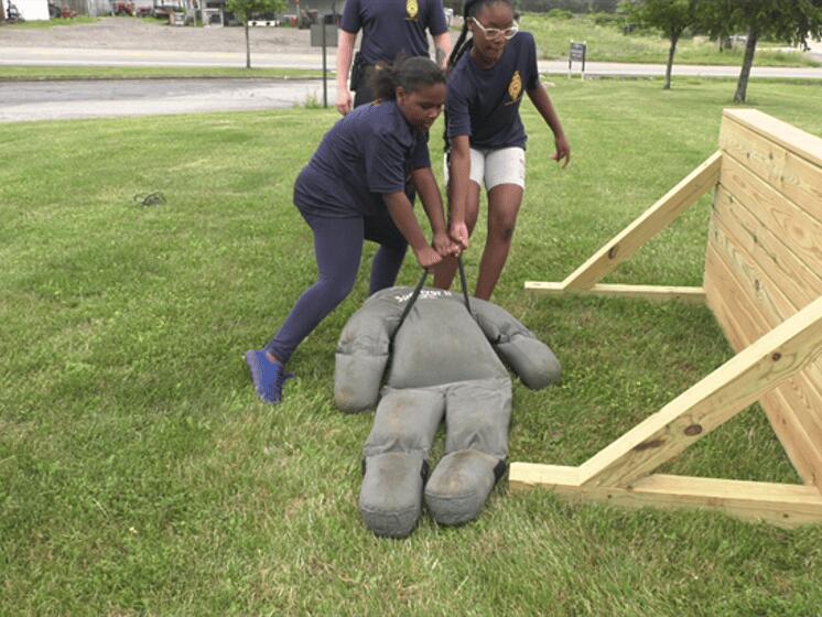 Kids Receive Police Officer Training at Police Athletic League Junior ...