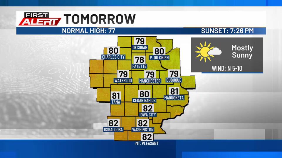 Drier air on Thursday, but storms are only a couple of nights away