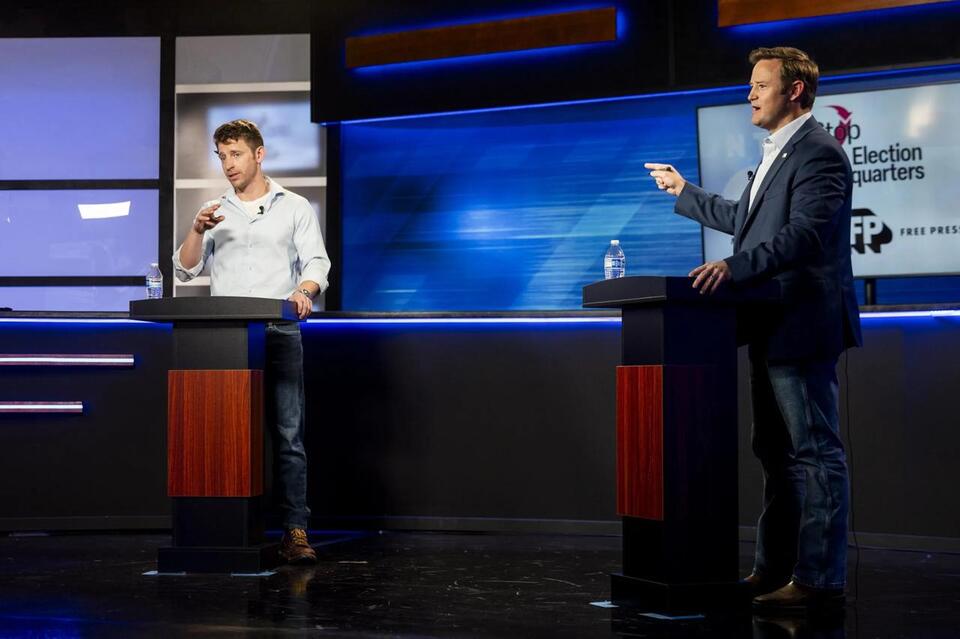 Sparks fly between Flint and Forstag in MT-01 debate - NewsBreak