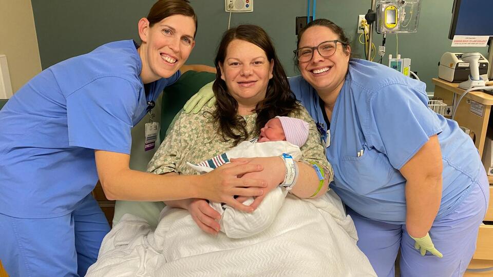 WellSpan Chambersburg Hospital first baby of 2025 early on New
