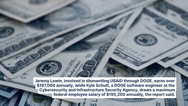 DOGE Staffers Reportedly Draw Hefty Salaries Funded By Taxpayers While ...