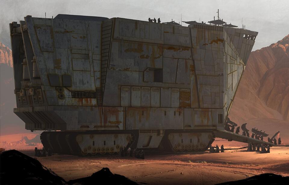 ‘Star Wars’ Almost Started a Real-Life War… Over a Sandcrawler Model ...