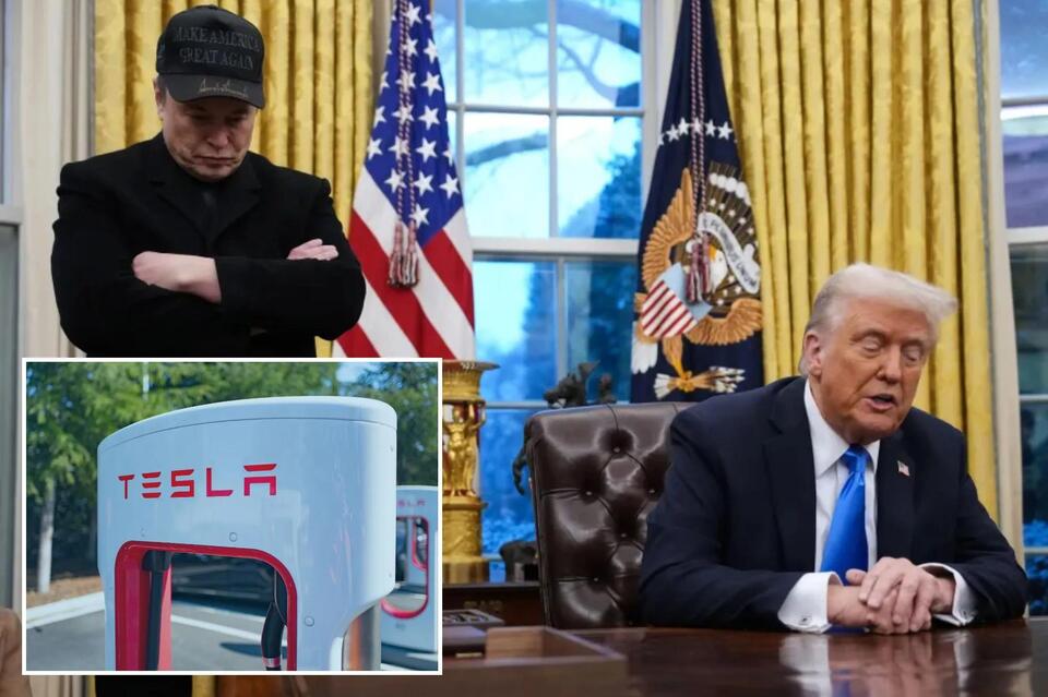 Trump announces he’ll buy brand new Tesla to support Elon Musk’s ‘baby ...