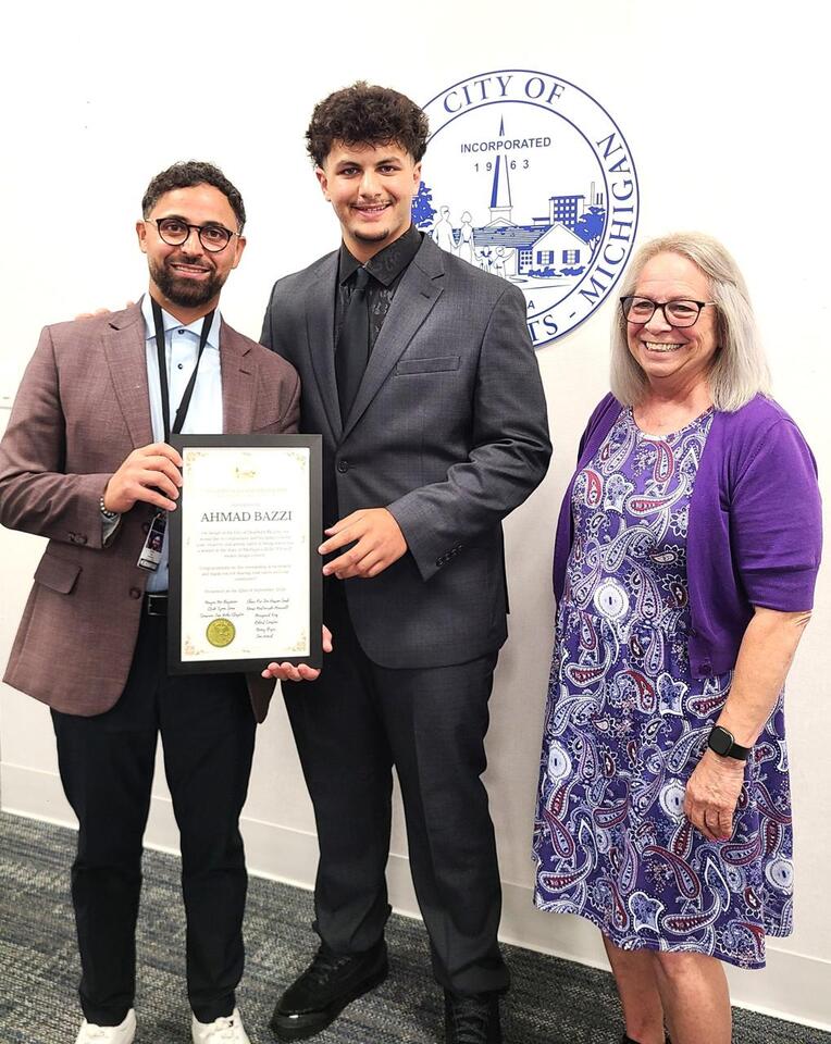 Crestwood’s Ahmad Bazzi honored for deigning winning “I Voted” sticker ...