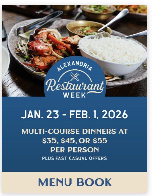 Dig In: 2026 Alexandria Restaurant Week Menu Books Are Here! - NewsBreak