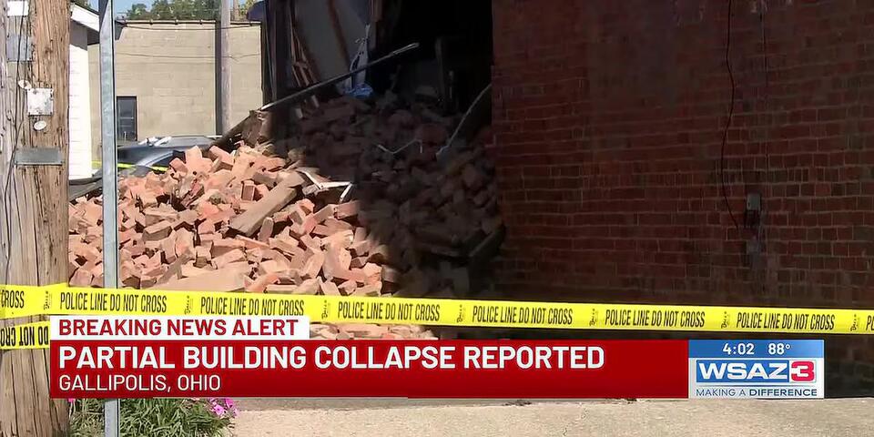 Partial building collapse reported in Gallipolis - NewsBreak