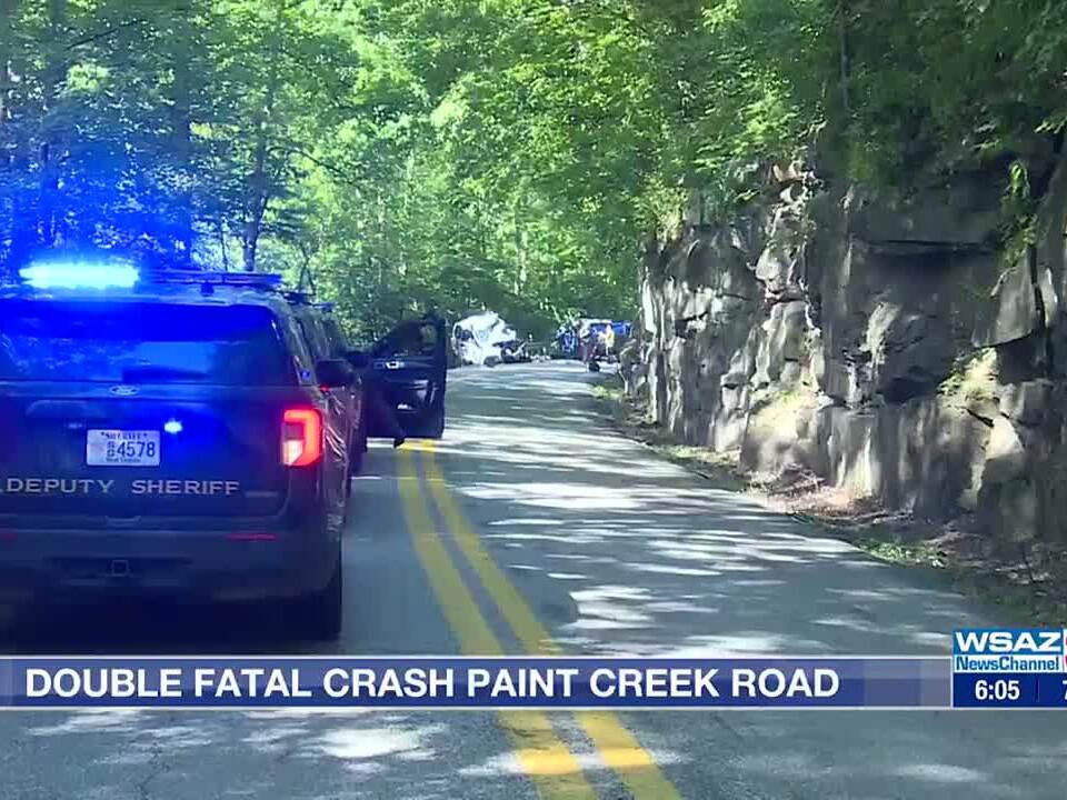 Two killed in crash on Paint Creek Road