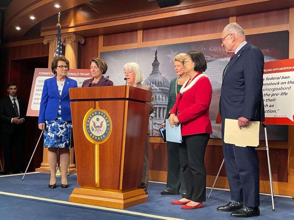 Democratic women in U.S. Senate target Project 2025 on reproductive