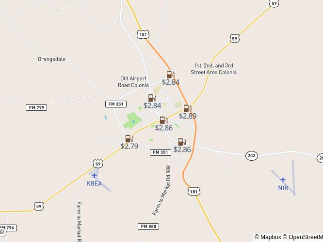 Highprice warning Most and least expensive gas in Beeville as of Sunday