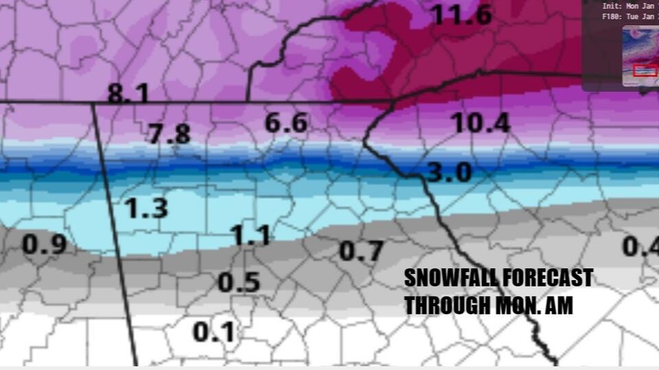 Risks for a powerful snow/ice storm rise across North Georgia snow ...