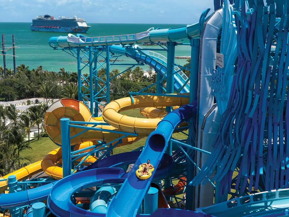 A First Look at Norwegian’s New Waterpark at Great Stirrup Cay