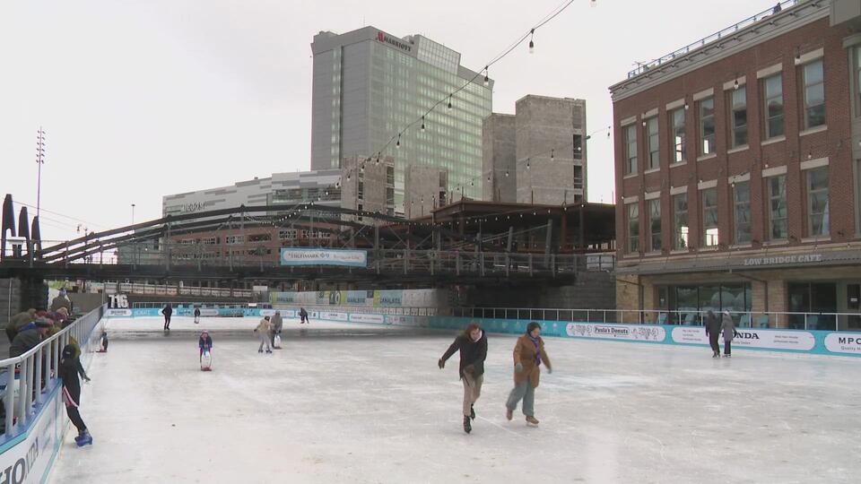 Families hit Canalside ice rink for Thanksgiving fun in Buffalo - NewsBreak