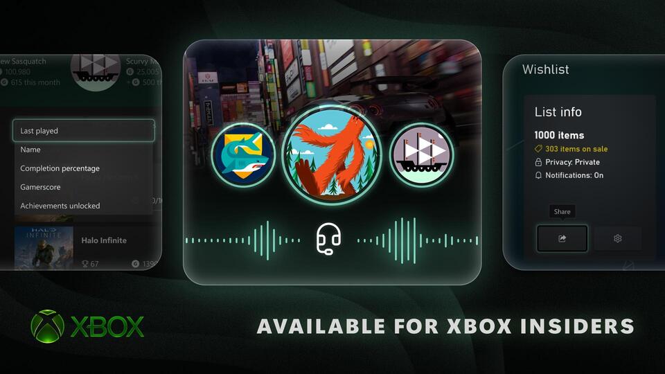 Xbox Insiders get more control over captures, saves, and wishlists