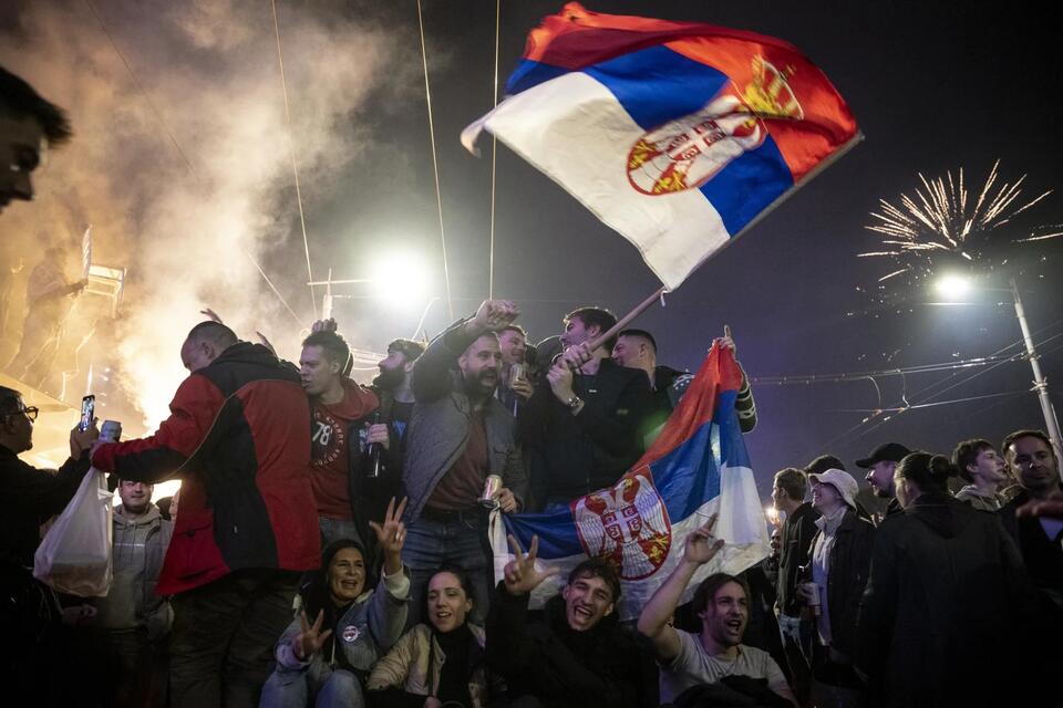 'The smell of freedom': Serbia's student movement celebrates election ...