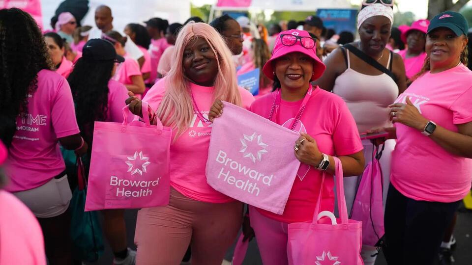 Broward Health mobilizes 523 participants for breast cancer awareness ...