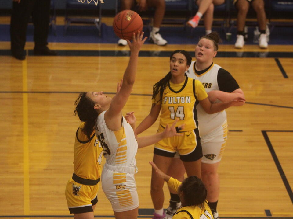 WellsvilleMiddletown girls basketball vs. Fulton