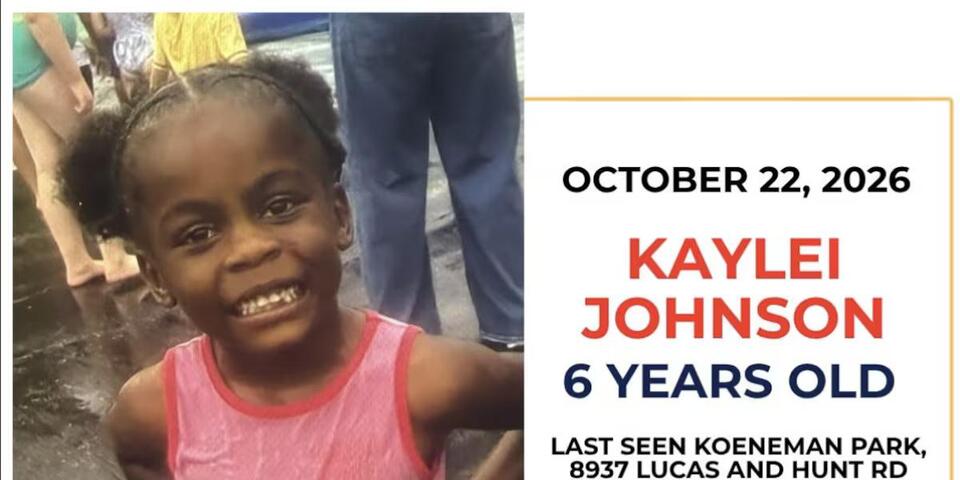 Missing child, 6, last seen at park in Jennings is found safe - NewsBreak
