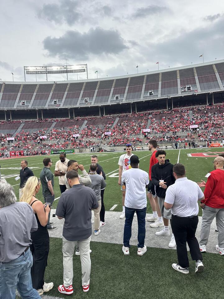 Justin Pippen gets first taste of Columbus, Ohio State atmosphere at ...