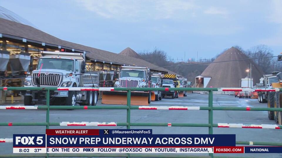Snow preps underway across the DMV - NewsBreak
