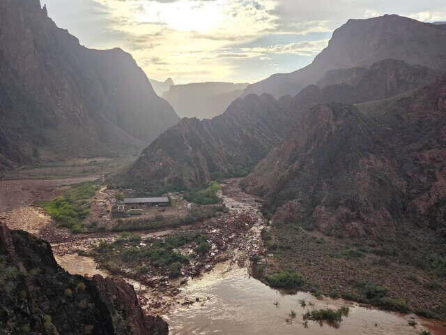 What made the Grand Canyon flash flood so destructive