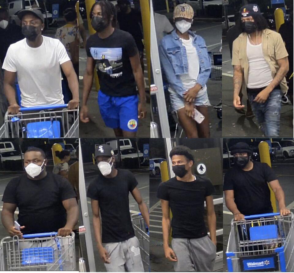 Group of 8 steal $2.5K+ worth of electronics from LI Walmart, suspects ...