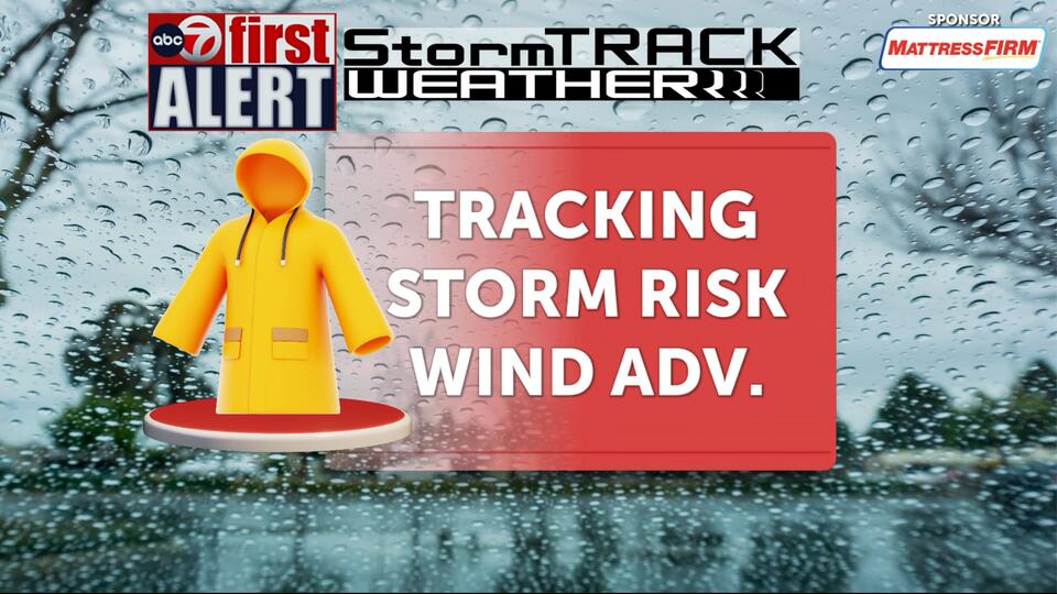 ABC-7 First Alert: Storm risk and strong winds Tuesday! - NewsBreak