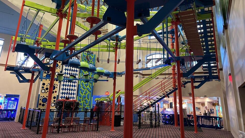 Bavarian Inn Lodge opens laser tag arena, ropes course, climbing walls