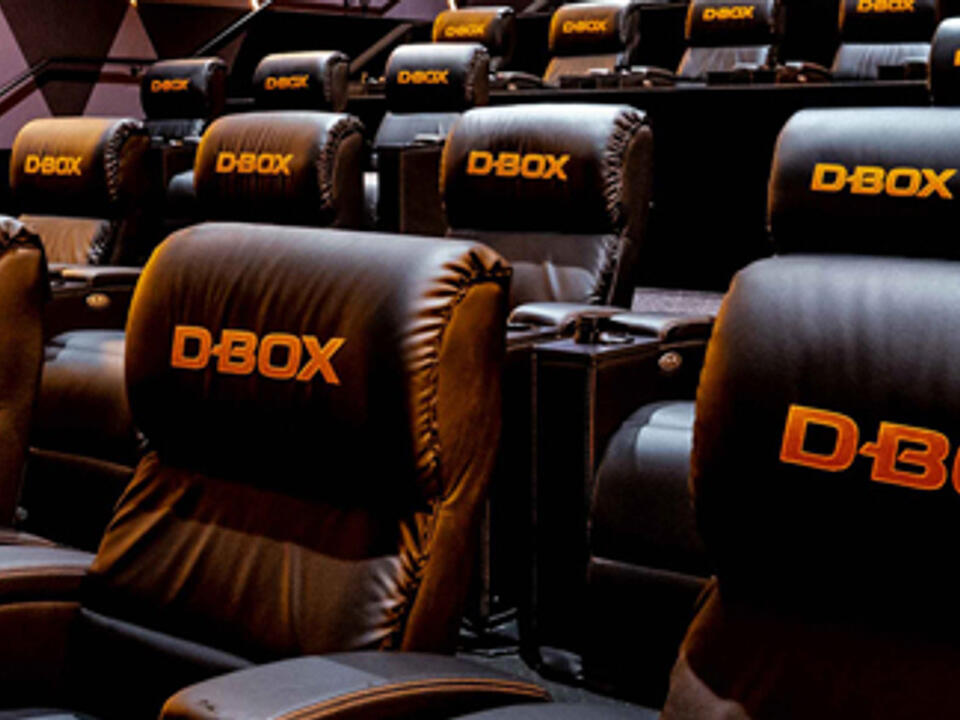 Cinemark West XD debuts immersive DBOX motion seats