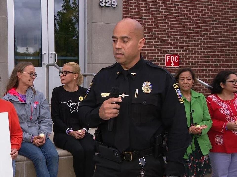 Community, police chief hold vigil for Mamta Kafle Bhatt after husband ...