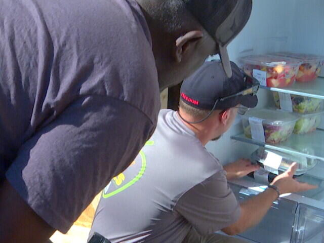 Food rescue and Council Bluffs church supply free food via community fridge