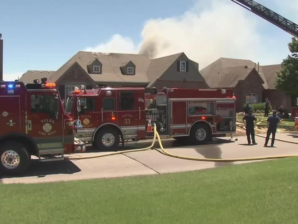 Firefighters Put Out House Fire In Broken Arrow