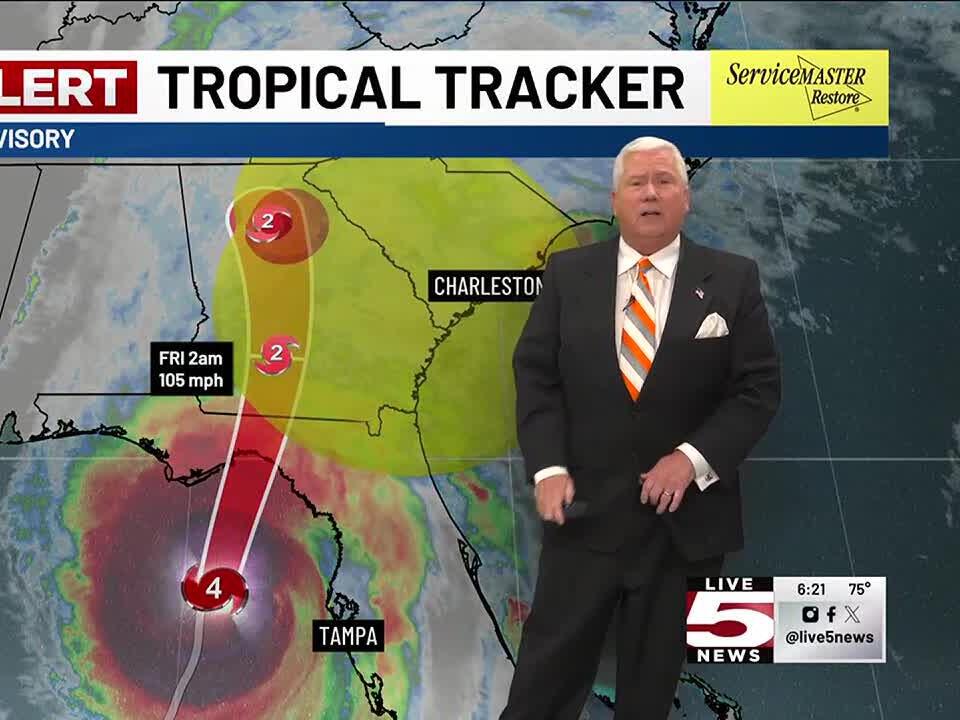 VIDEO Hurricane Helene upgrades to Cat. 4; Tornado Watch issued for