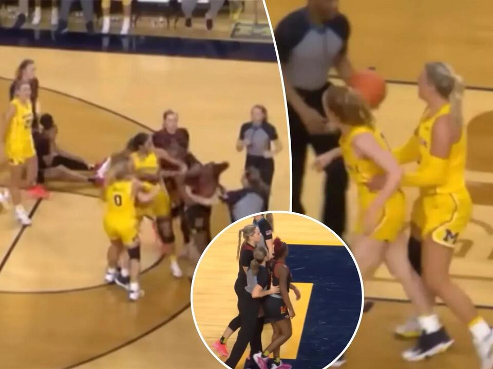 Punches thrown during MarylandMichigan women’s basketball game