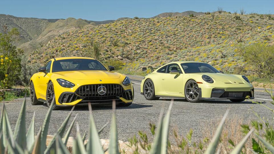 Attack of the Killer Gees: Porsche 911 GT3 vs. Mercedes-AMG GT63 Pro