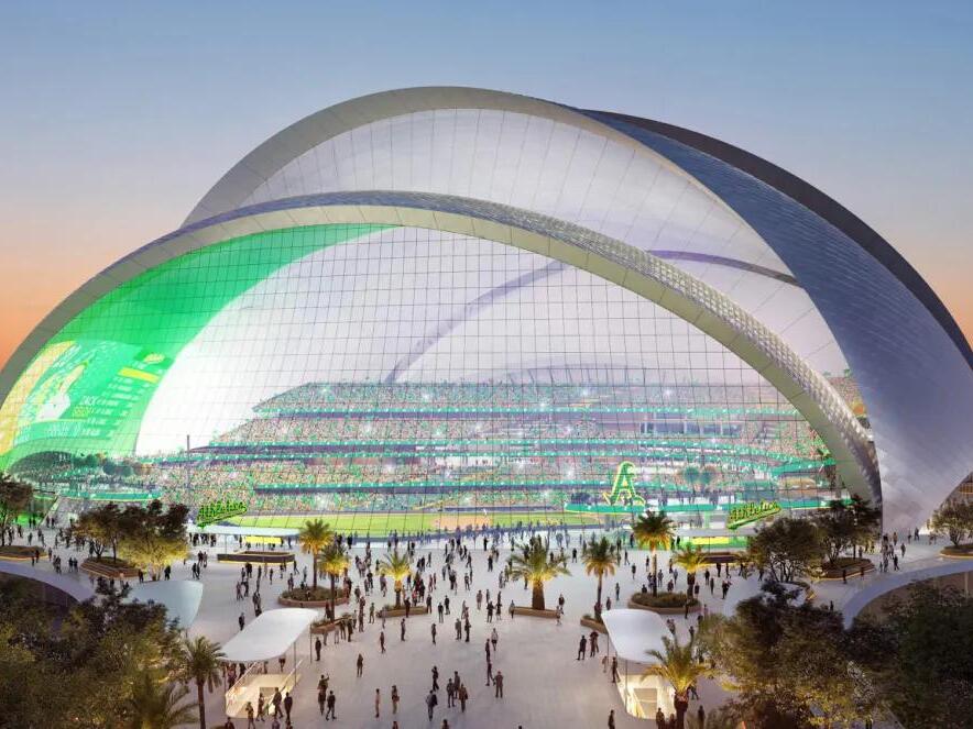 Oakland Athletics’ release of new Las Vegas stadium renderings met with