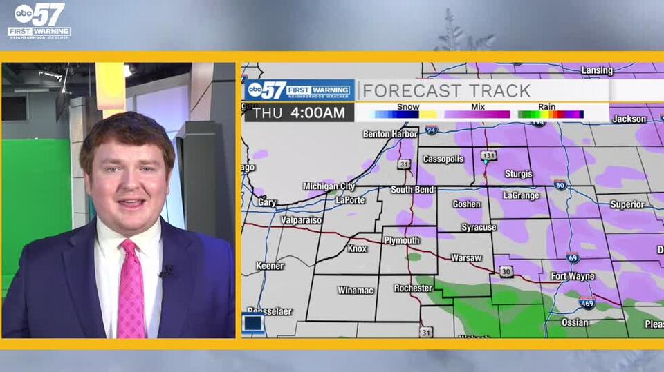 Freezing rain moves in tonight, expecting slick roads tomorrow morning ...
