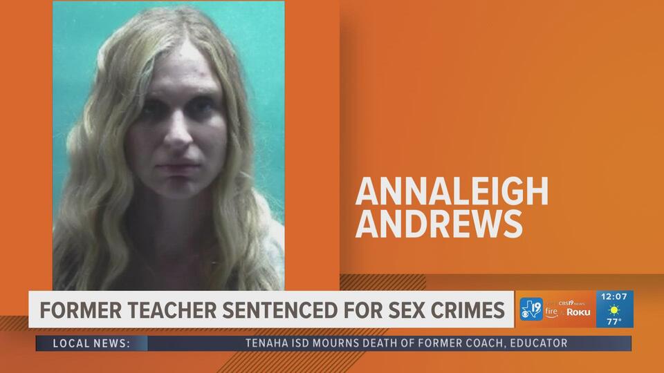 Former East Texas teacher sentenced to 2 years in prison for child sex ...