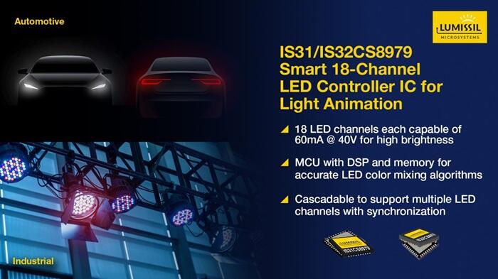 Lumissil Unveils Customizable LED Controller IC for Light Animation ...
