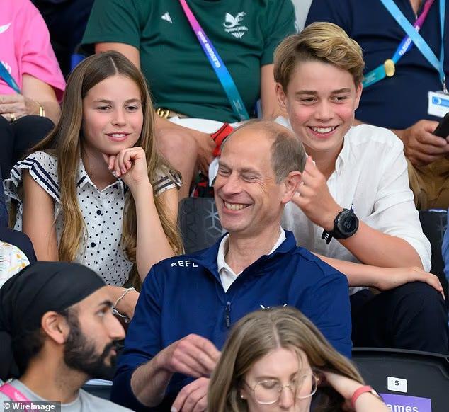 Charlotte's 'rarely seen' bond with Edward! Kate and William's daughter 'clearly adores' great-uncle