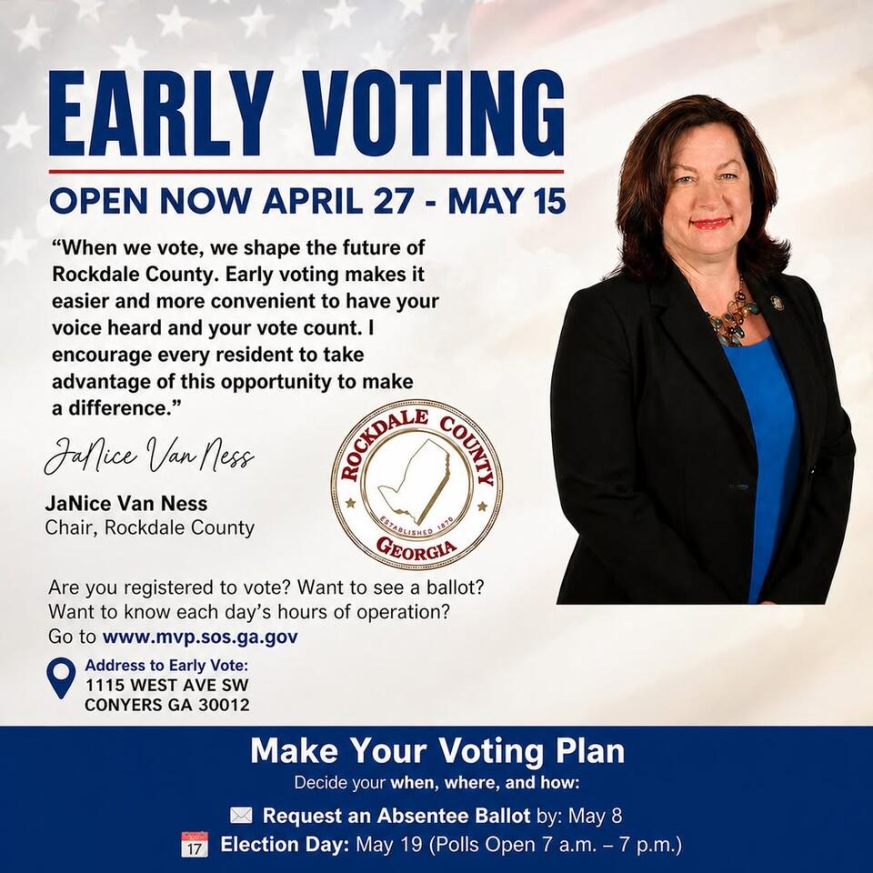 Early Voting Now Open in Rockdale County - NewsBreak