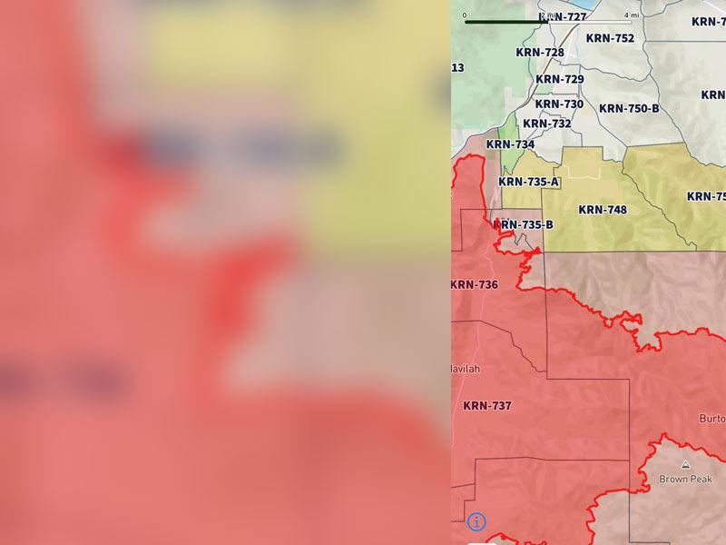 Evacuation orders updated for Borel Fire zones in California