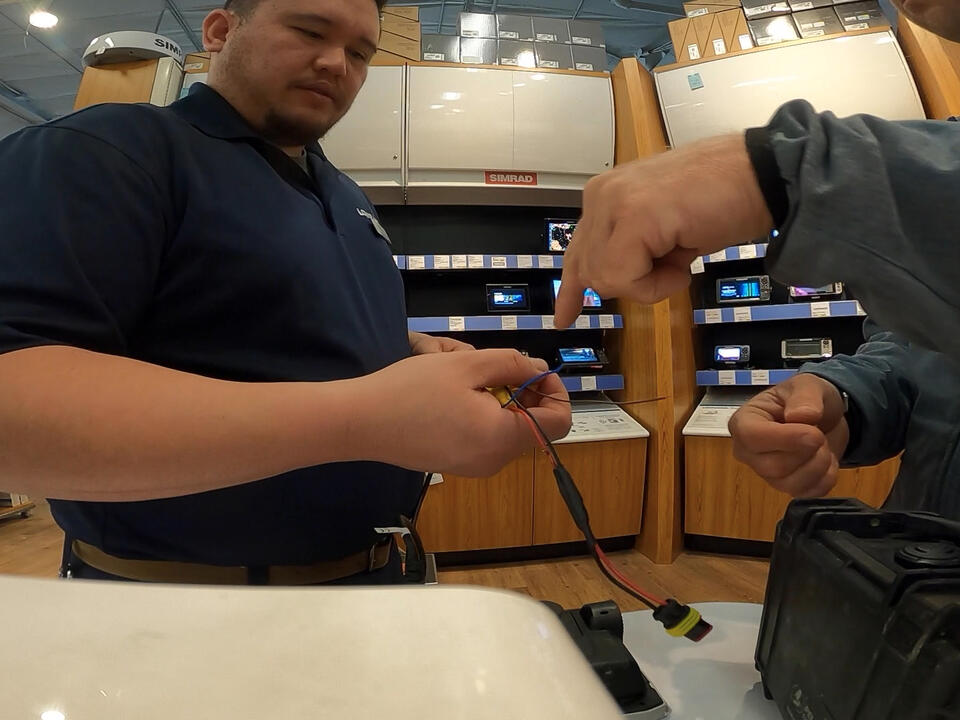 West Marine Staff Helps Me Troubleshoot My Garmin Fish Finder and