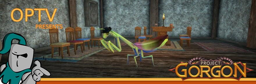 The Stream Team: Braving Project Gorgon’s brain bug cave for the mantis in a hat