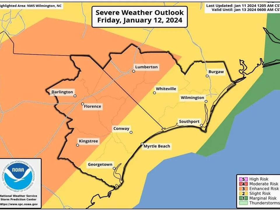 Severe weather in Wilmington: What to know about another round of gusty ...