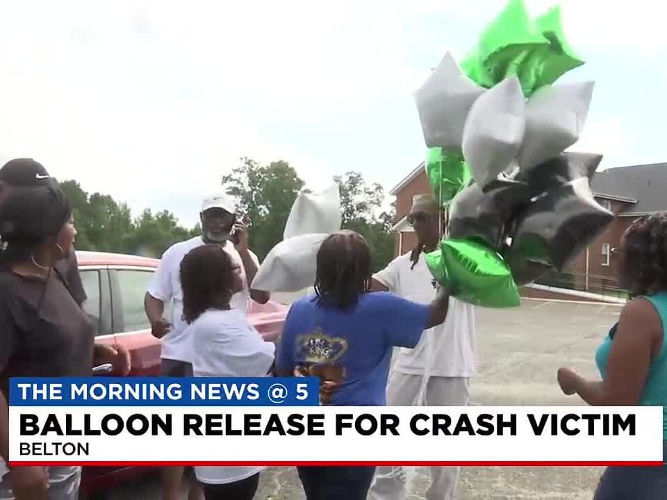 Family of man killed in 'unexplained' motorcycle crash holds balloon ...