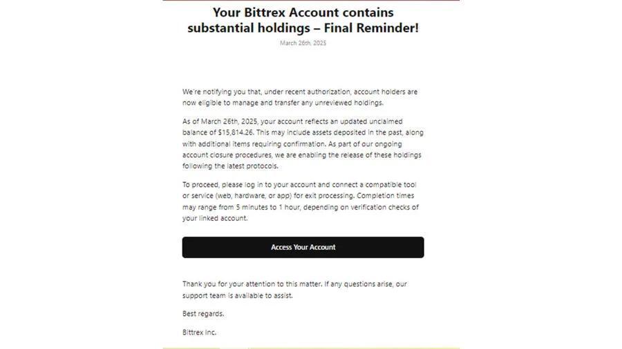 Fact Check: SCAM Bittrex Emails Sent Via Govdelivery.com Domain Are NOT ...