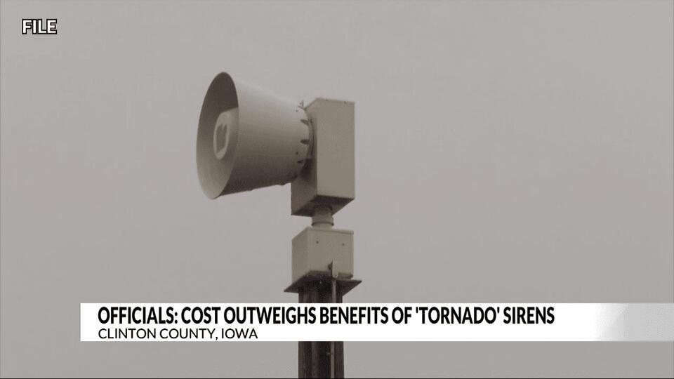 Clinton County in Iowa votes to stop using tornado sirens - NewsBreak