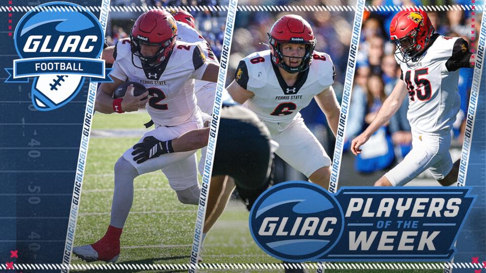 CLEAN SWEEP! Ferris State Football Takes All Three GLIAC Player Of Week ...